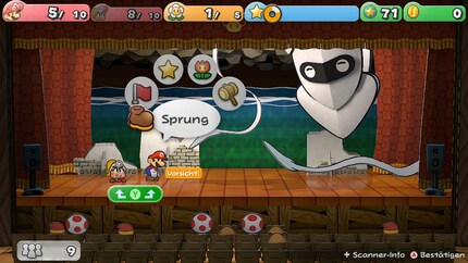 Le battaglie ricordano gli altri giochi di «Paper Mario».
