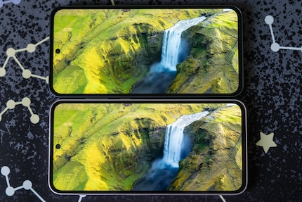I don’t see any difference in the display. The displays feature bright colours and are well protected by Gorilla Glass Victus 2.