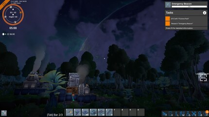 La nuit, j’aperçois des corps célestes traverser le firmament.