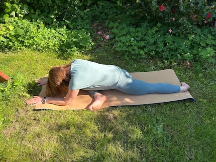 The āsanas get easier every day...