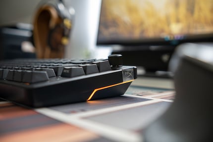 At first glance, the HyperX Alloy Rise 75 looks like a typical gaming keyboard.