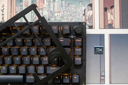 The badge and the aluminium top can be exchanged.