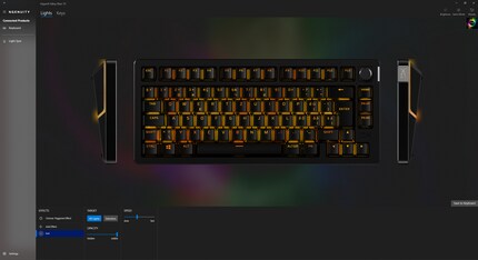 The Ngenuity software interface offers the most necessary settings.