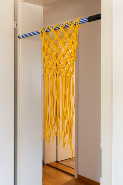 ...und schon bald hängt ein Net-Bag daran.