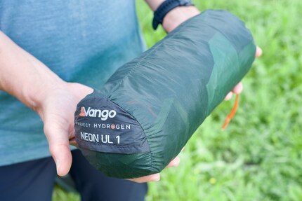 Handlich im wahrsten Sinne des Wortes: das leichteste Zelt des schottischen Herstellers Vango.