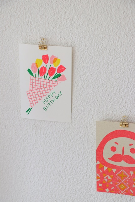 Showcased like this, beautiful cards come into their own all year round.