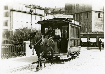 Doo, wo s Tram no es Ross ghaa hät!
