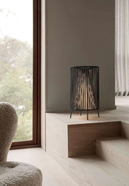 Shadow play: when light shines through, Rope creates exciting patterns on the wall or floor.