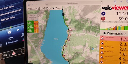 How Alex can still concentrate on driving with all the distractions is a mystery to me.