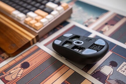 Die Gleitfüsse sind gut platziert.