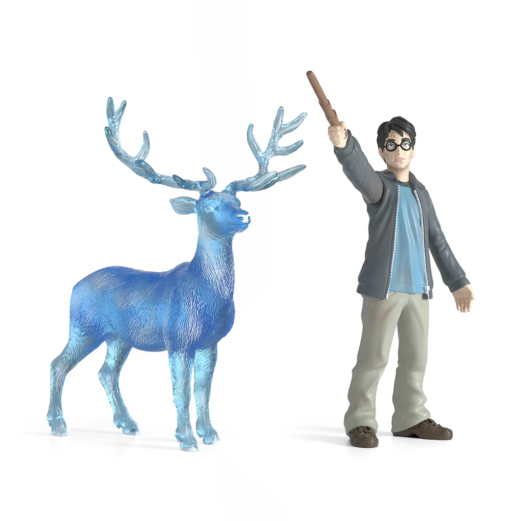 Harry Potter und sein Patronus. 