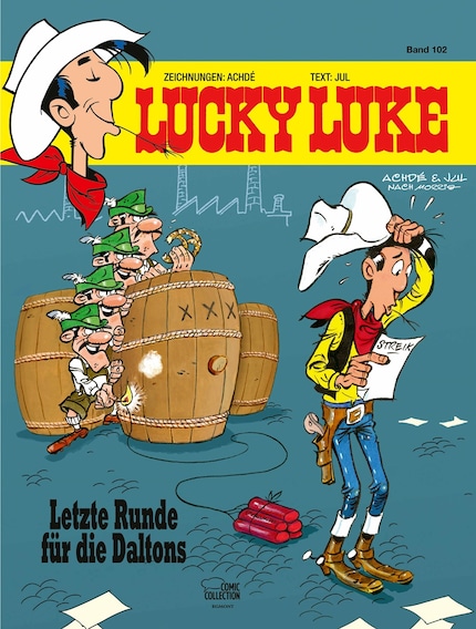 Die «Letzte Runde für die Daltons» ist das 102. Abenteuer von Lucky Luke und wird ab Anfang November im Handel sein.