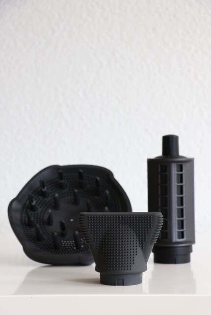 Die drei Trocknungsaufsätze im Überblick.