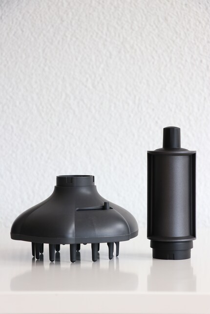 Auf der Rückseite des Diffusors befindet sich ein kleiner Regler.