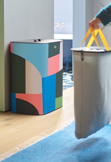La façade colorée s’intègre dans différents concepts de couleurs.