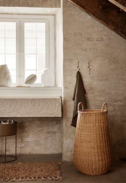 Cette beauté naturelle apporte de la chaleur à votre salle de bains ou chambre à coucher.
