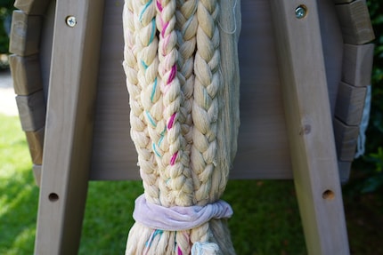 Horse salon: Solana’s mane can be plaited.