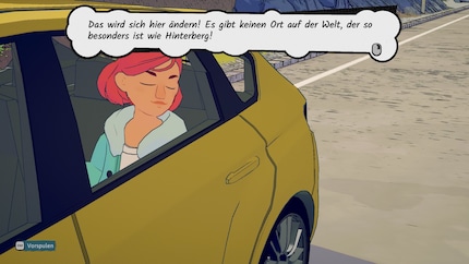 Comme toute aventure qui se respecte, « Dungeons of Hinterberg » commence par un voyage. À ce moment, j’ignore encore à quel point Luisa a raison, Hinterberg est un endroit vraiment unique au monde.