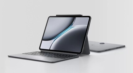 The OnePlus Pad 2 with accessories.