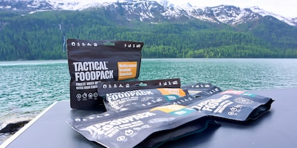Was gibt's zum Essen? Jeden Tag Camping-Nahrung von Tactical Foodpack.