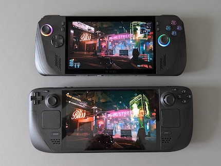 Het OLED-scherm van het Steam Deck ziet er veel contrastrijker uit.