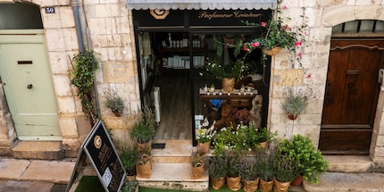 Une des innombrables petites parfumeries dans les ruelles étroites de Grasse.