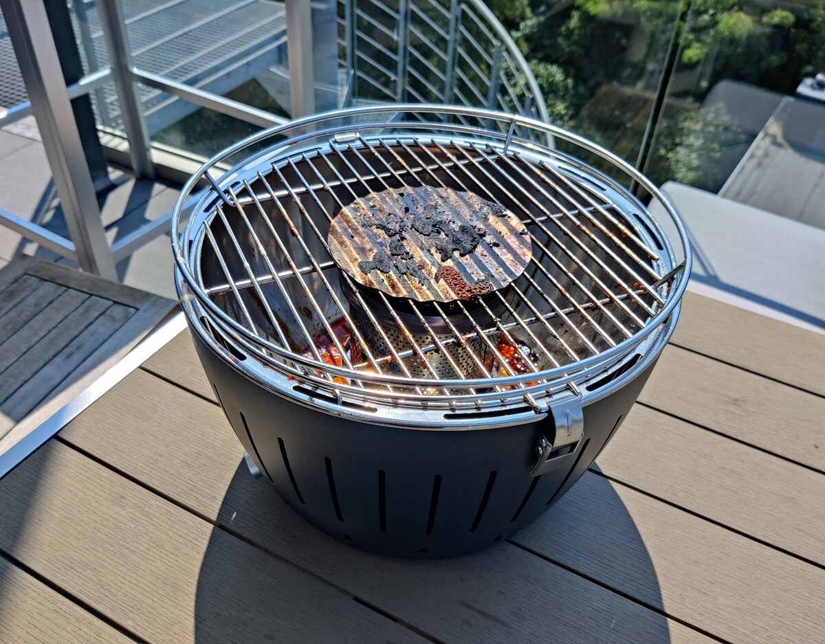 Lotus grill review | smokeless barbecue - Galaxus