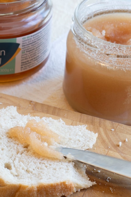 Vegan Hanny cristallizza a una temperatura di conservazione di 14 gradi.