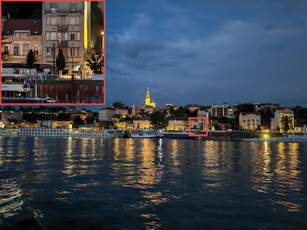 Que s'est-il passé ici ? Une photo de nuit à première vue impeccable montre en détail des fenêtres et des portes déformées.