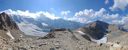 La vue panoramique est impressionnante.