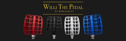 The colourful variants of the new pedal.