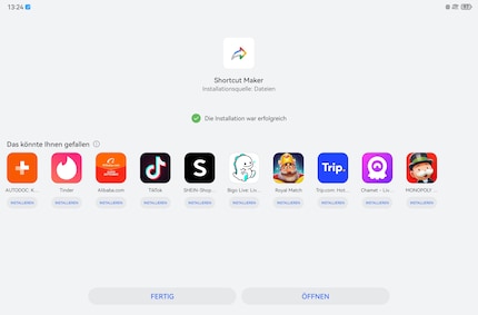 Con Shortcut Maker puoi creare scorciatoie per le applicazioni di Google.