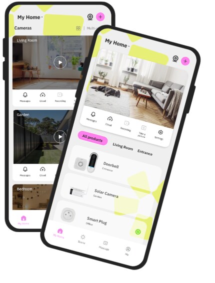 Die Verbindung zu den Geräten erfolgt über eine eigene App.
