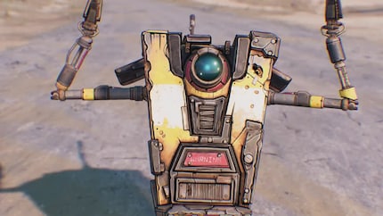 Probabilmente uno dei personaggi più fastidiosi dei giochi: l'aspirante robot Claptrap di Borderlands.
