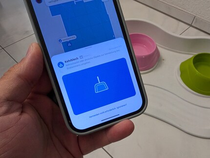 Die KI erkennt zwar nicht genau, was es ist, aber dass sie diesem Hindernis ausweichen soll, das ist vollkommen richtig.