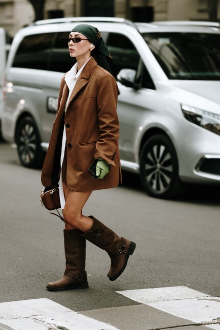 Un bel contrasto di stili.