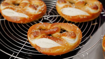 The pretzels are ready