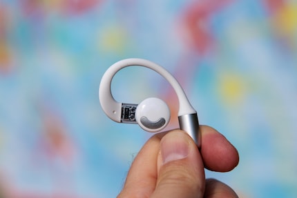 The small loudspeaker is located on the inside of the Ear (open).