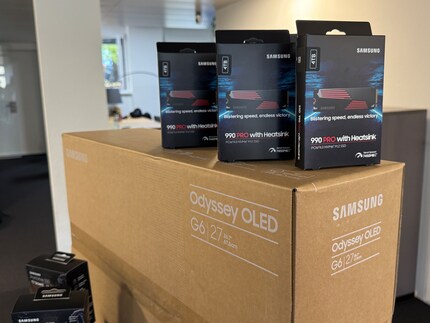 I premi Samsung Odyssey OLED attendono i vincitori.