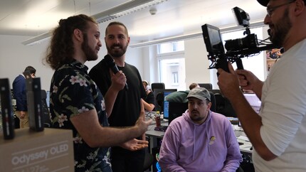 Intervista prima della finale.