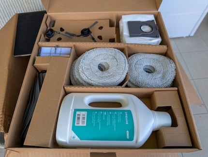 Vorbildlich: das grosse Zubehörpaket, das du mitgeliefert bekommst.