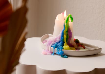 Eine Wachsskulptur mit Überraschungseffekt.