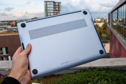 Ventilation holes on the underside.