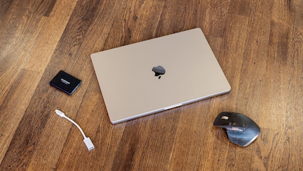 The large MacBook Pro is relatively heavy, but it gives me enough performance and screen space.