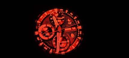 Amazfit’s T-Rex 3 in night mode.
