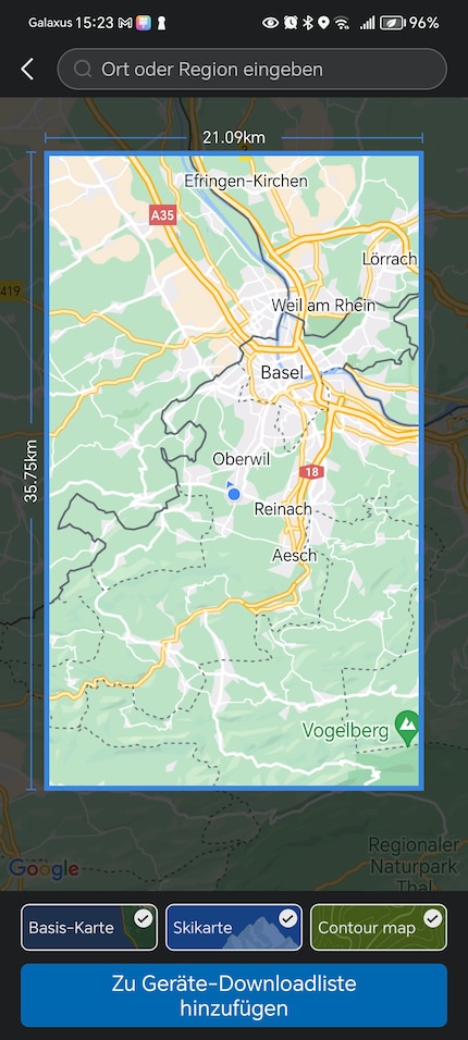 Excellent map material for the T-Rex 3.