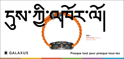 Tibétain (parlé dans certaines régions d'Asie centrale)