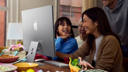 Extérieurement, rien ne change : le design de l'iMac reste le même.