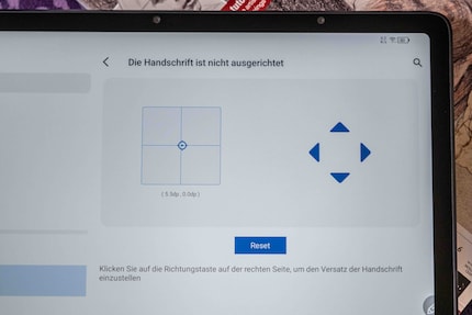 Mit der Software von XP-Pen muss ich die Stifte jeweils kalibrieren...
