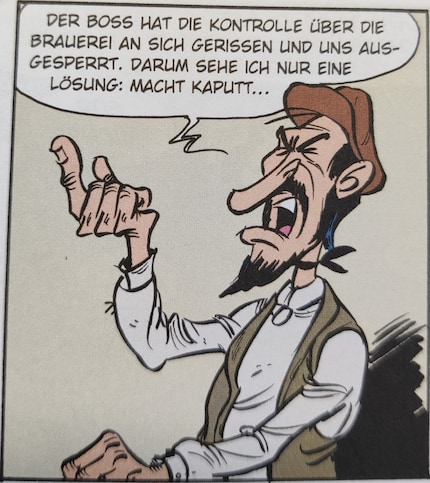 Günther Wolf wants to enforce the strikers' demands by radical means if necessary.